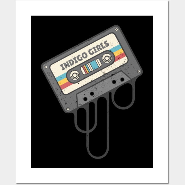 Indigo Girls - Cassette Retro Wall Art by Arestration